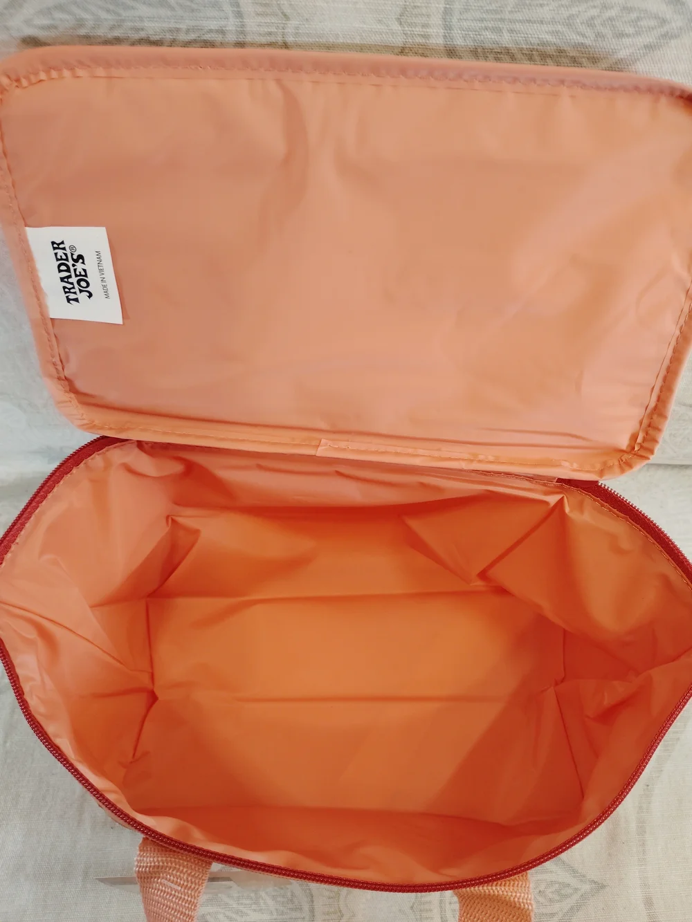 Trader Joe's Coral Mini Insulated Tote
